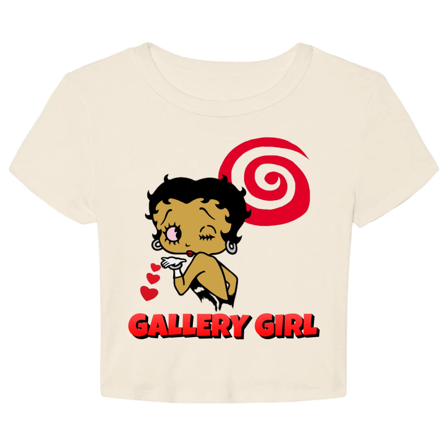 Adult Size Betty Bop Baby Tee | Gallery Girls