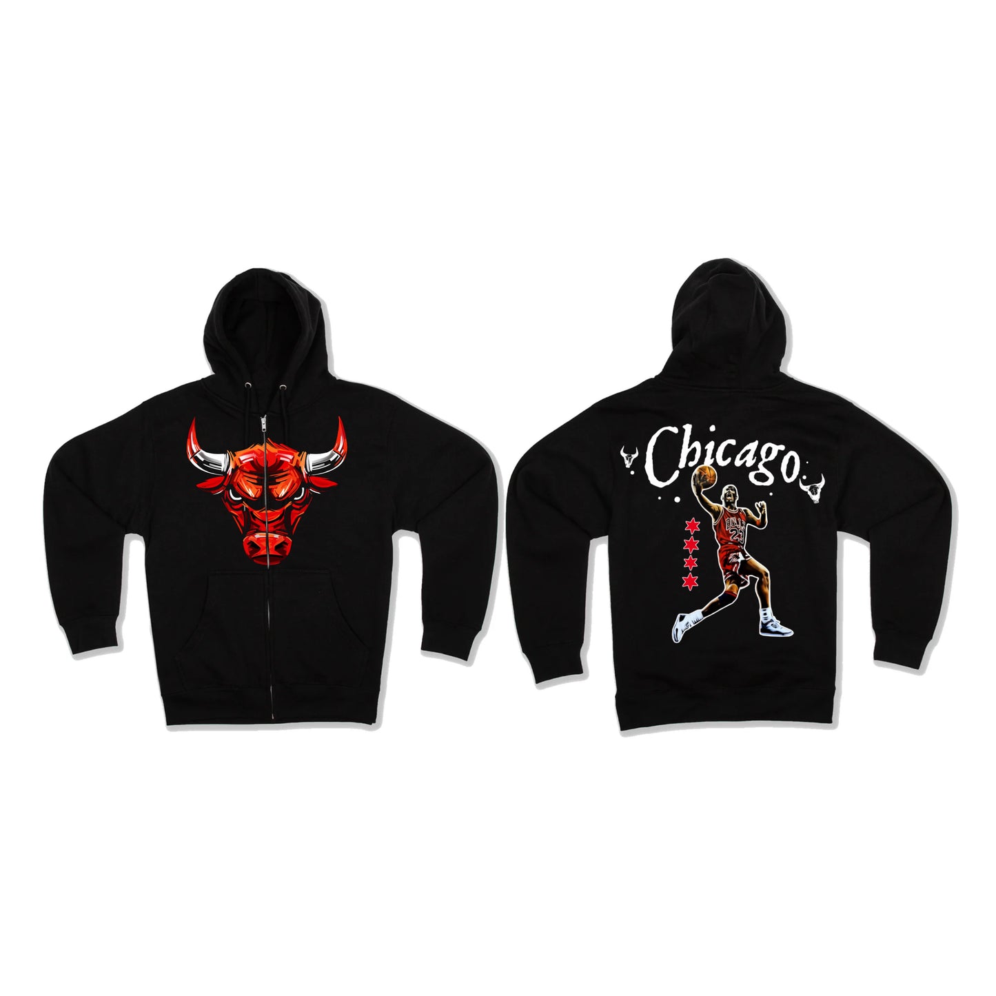 BULLS (ZIP HOODIE)